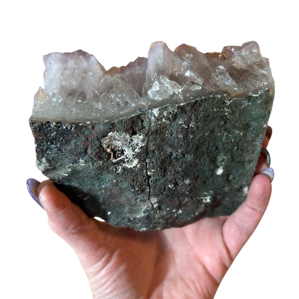 Purple Amethyst Crystal Cluster 3Lbs! - Picture 7 of 14
